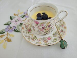 Panna cotta met bosbessen 6